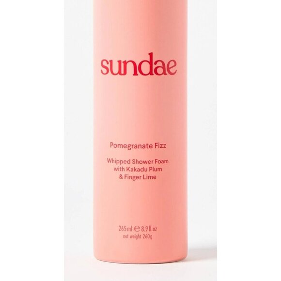 Sundae Pomegranate Fizz Foaming Body Wash Whipped Shower Foam 256ml - Picture 2 of 7